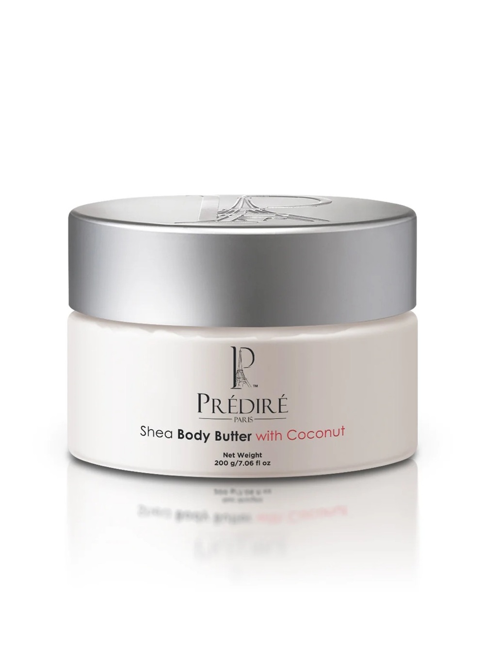 Prédiré NIP Shea Body Butter with Coconut - White & Silver